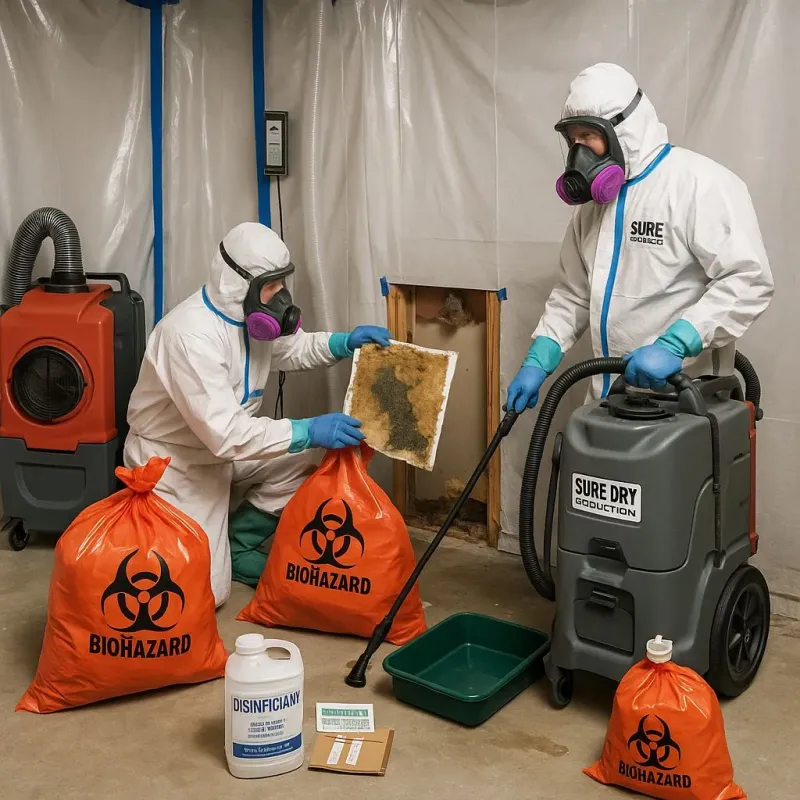 Contaminated Water Handling Protocols process in Hilltop Lakes, TX