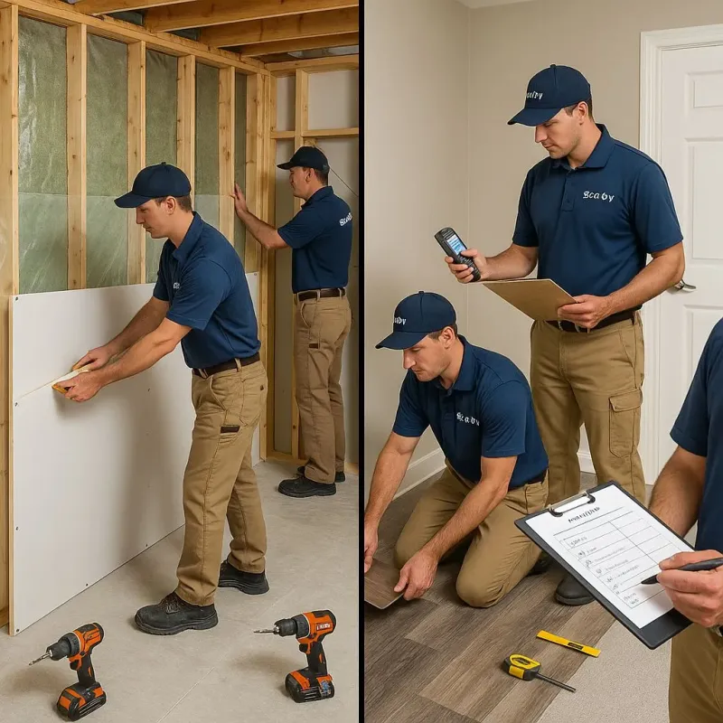 Repairs and Reconstruction process in Hilltop Lakes, TX