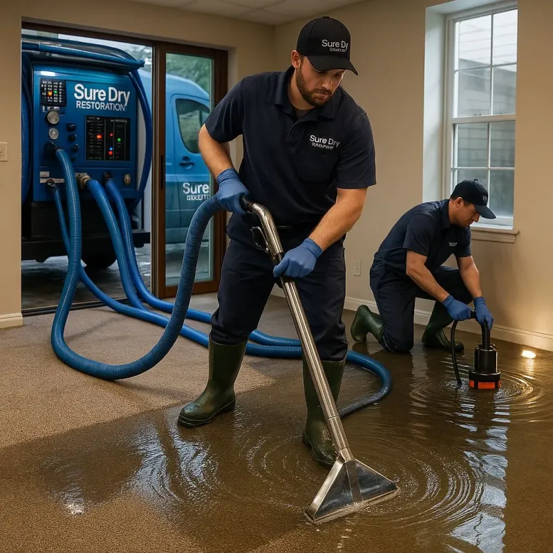 Water Extraction and Removal process in Hilltop Lakes, TX